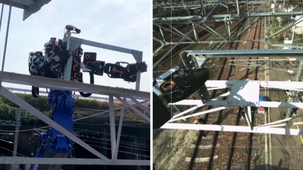 Este robot hace reparaciones y es controlado por realidad virtual
