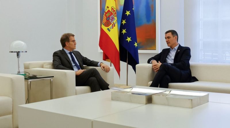 Feijóo: “Si rebajas la sedición, no puedo seguir”; Sánchez: “No puedo aceptarlo, es un chantaje”