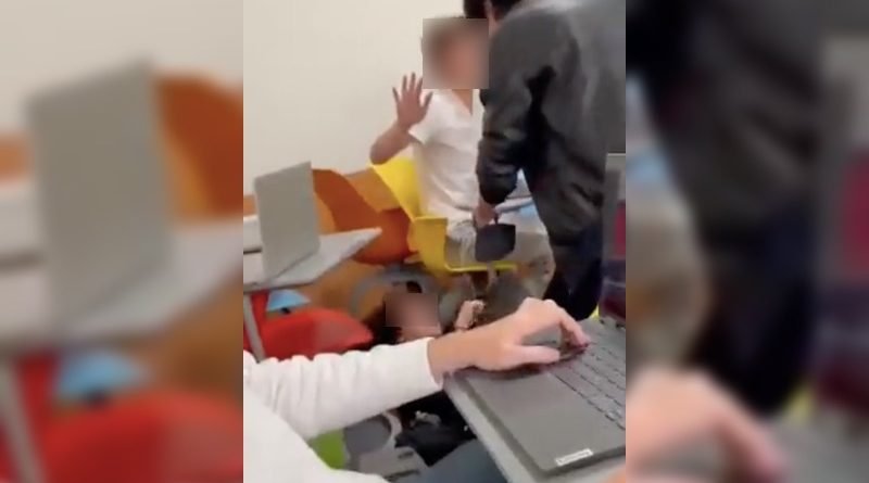 Estudiante de Prepa Tec amenaza a compañero con navaja | VIDEO