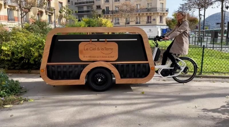 La Corbicyclette, una bicicleta fúnebre que ofrece un servicio más ecológico