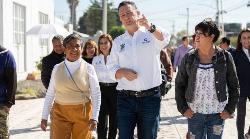 Supervisa Kuri obras de mejoramiento en el municipio de Querétaro