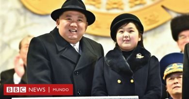 Corea del Norte hace su mayor exhibición de misiles de larga distancia en un desfile presidido por Kim Jong-un y su hija - BBC News Mundo