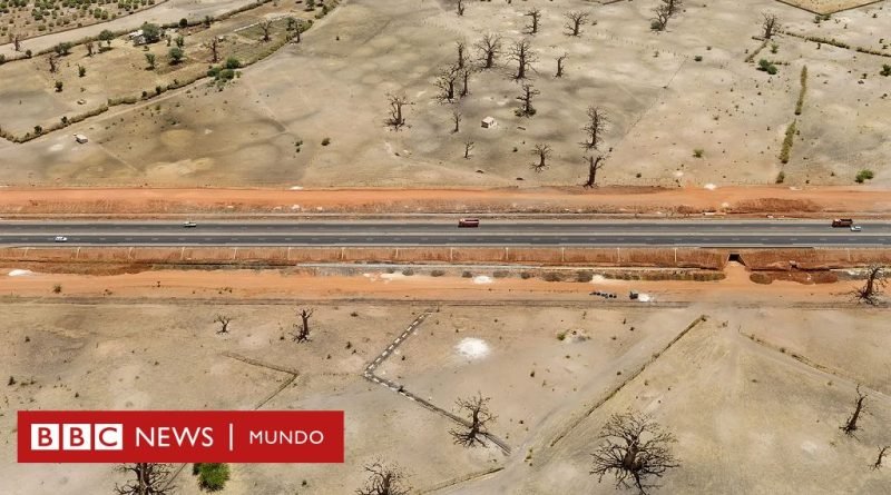 Las impresionantes fotos que muestran las cicatrices de los paisajes alterados por los humanos - BBC News Mundo