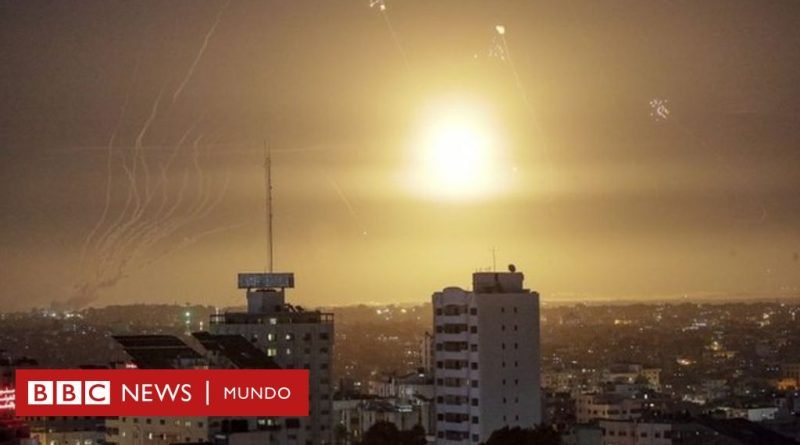 Milicianos palestinos responden a los bombardeos de Israel lanzando cientos de cohetes en la mayor escalada de violencia en meses - BBC News Mundo