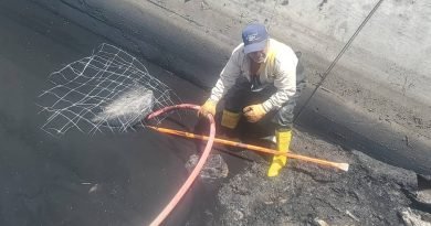 Investigan origen de descarga de agua en la comunidad de La Piedad