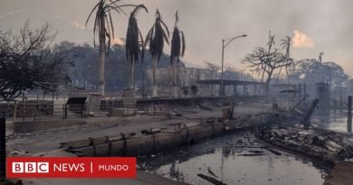 Hawái: las impresionantes imágenes de los incendios que han dejado al menos 53 muertos - BBC News Mundo