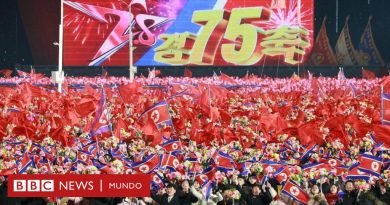 Corea del Norte: las espectaculares celebraciones por el 75º aniversario del país - BBC News Mundo