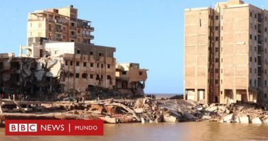 Inundaciones en Libia: 