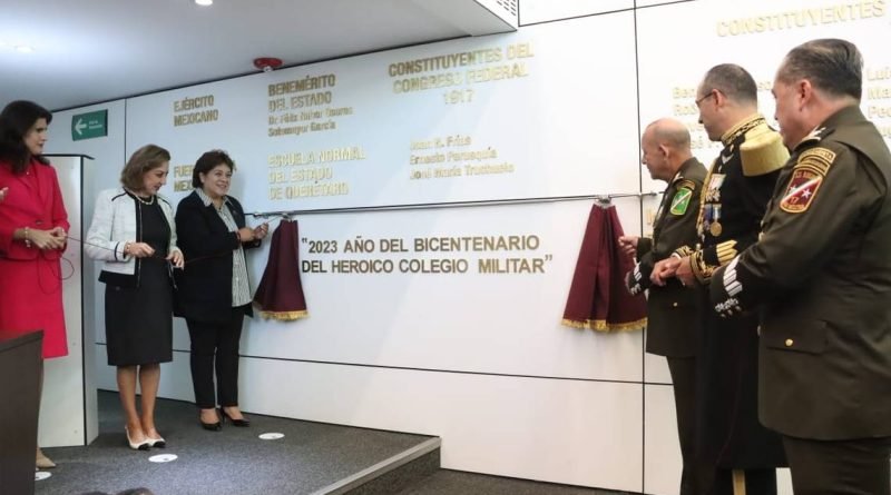 Reconoce Congreso al Heroico Colegio Militar