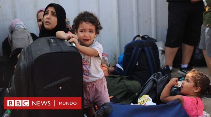 Guerra Israel - Hamás: las imágenes del desplazamiento de palestinos mientras Netanyahu amenaza con atacar Gaza “por tierra, mar y aire” - BBC News Mundo