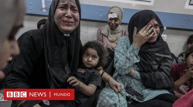 Guerra Israel - Hamás: qué se sabe de la fuerte explosión que dejó cientos de muertos en un hospital de Gaza y de la que se culpan mutuamente israelíes y palestinos - BBC News Mundo