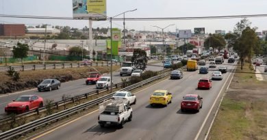 Rehabilita capital queretana su tramo de la 57