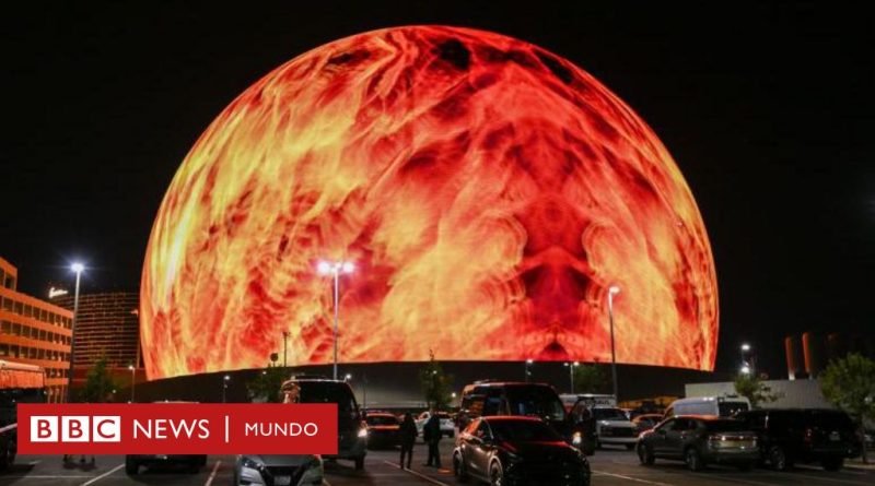 Sphere de Las Vegas: 4 datos que muestran la magnitud de la gigante esfera inaugurada con un concierto de U2 - BBC News Mundo