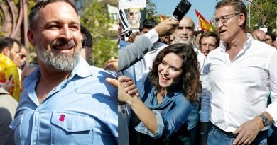 Vídeo | Feijóo, Ayuso y Abascal se dan un baño de masas en la manifestación contra la amnistía en Barcelona