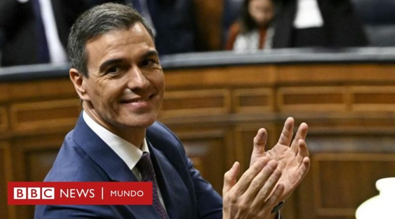 España: 4 claves de cómo logró Pedro Sánchez su tercer mandato como presidente del gobierno (y la alta tensión con la que empieza su mandato) - BBC News Mundo