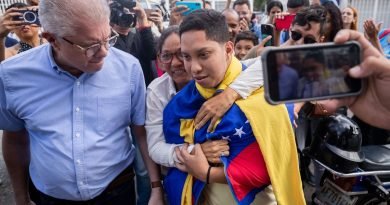 Liberado en Venezuela el estudiante John Álvarez, condenado a 16 años de prisión