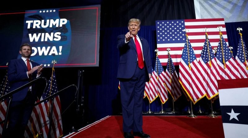 Trump arrasa en los ‘caucus’ de Iowa