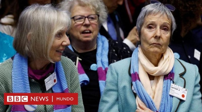 Cambio climático: el grupo de mujeres mayores que logró una inédita victoria contra el gobierno de Suiza  - BBC News Mundo