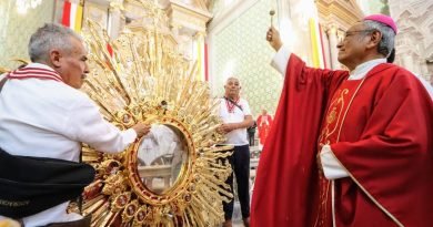 Celebran eucarística en honor al Corpus Christi