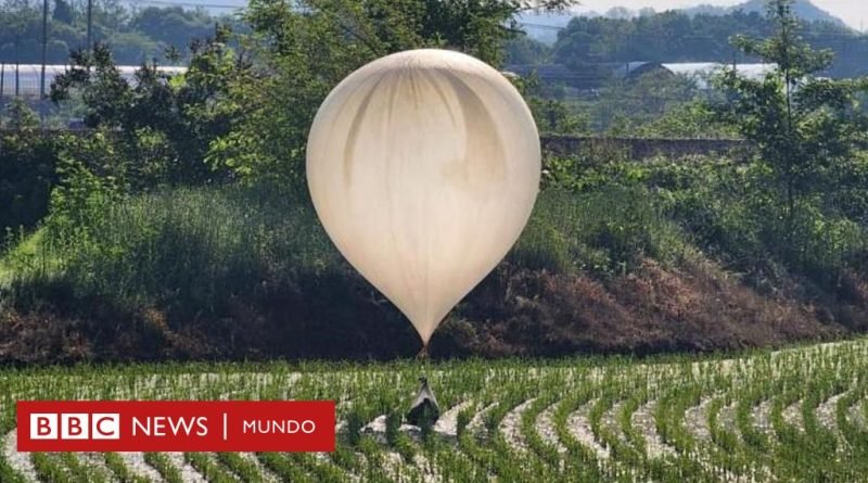 Corea del Norte lanza cientos de globos con desechos y porquerías a su vecino del Sur - BBC News Mundo