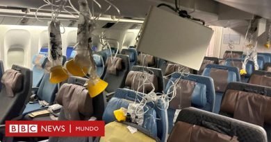 Singapore Airlines | Cayó 54 metros en 5 segundos: qué dice el primer informe sobre las turbulencias extremas que dejaron un muerto y decenas de heridos en un vuelo  - BBC News Mundo