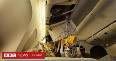 Singapore Airlines: atienden a más de 20 personas por lesiones en la columna por las turbulencias extremas en el vuelo que partió de Londres - BBC News Mundo