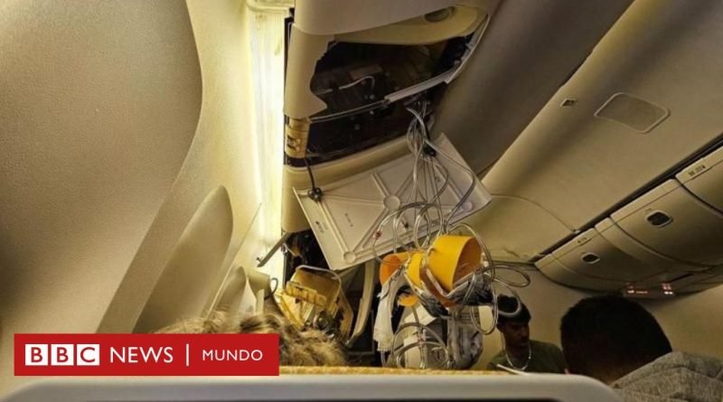 Singapore Airlines: atienden a más de 20 personas por lesiones en la columna por las turbulencias extremas en el vuelo que partió de Londres - BBC News Mundo