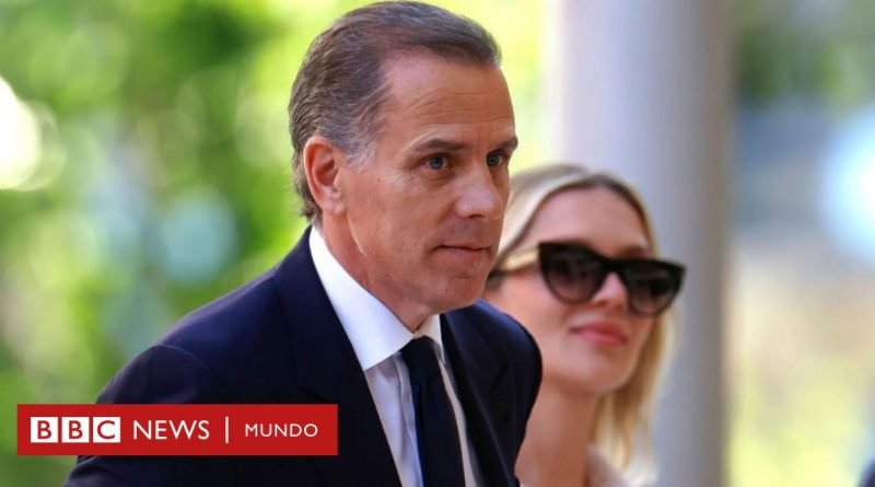 Hunter Biden: declaran culpable al hijo del presidente de EE.UU. de tres cargos por la compra y posesión ilegal de un arma siendo consumidor de drogas - BBC News Mundo