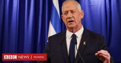 Israel - Gaza: renuncia Benny Gantz, ministro del Gabinete de Guerra de Israel ante la falta de un plan para después del conflicto en Gaza - BBC News Mundo