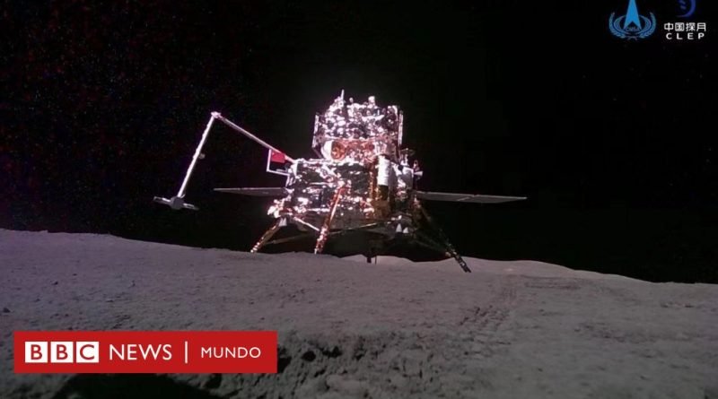 La sonda china Chang’e-6 logra una hazaña histórica: trae por primera vez a la Tierra muestras del misterioso lado oculto de la Luna - BBC News Mundo