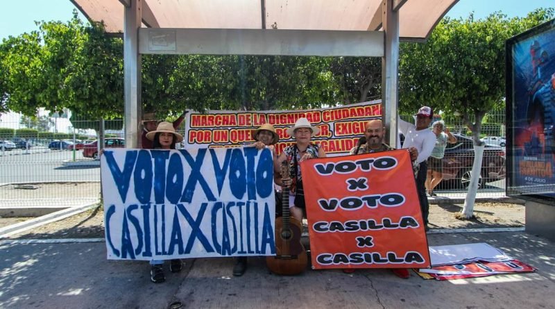 Simpatizantes de Morena exigen recuento de votos