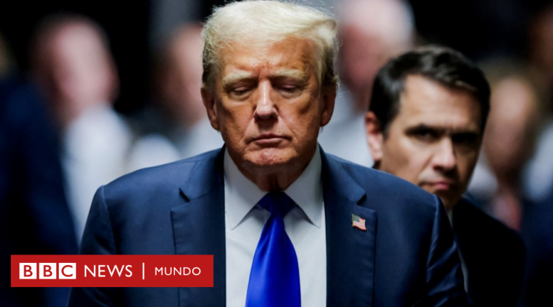 Trump se convierte en el primer expresidente de EE.UU. en ser hallado culpable en un juicio penal - BBC News Mundo