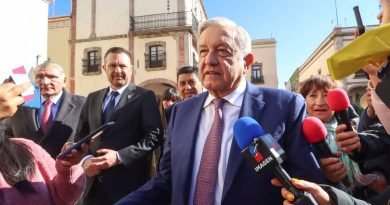 Cierres viales por visita de AMLO