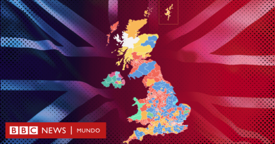 Elecciones en Reino Unido: El mapa que muestra la arrolladora victoria de los laboristas en los comicios británicos - BBC News Mundo