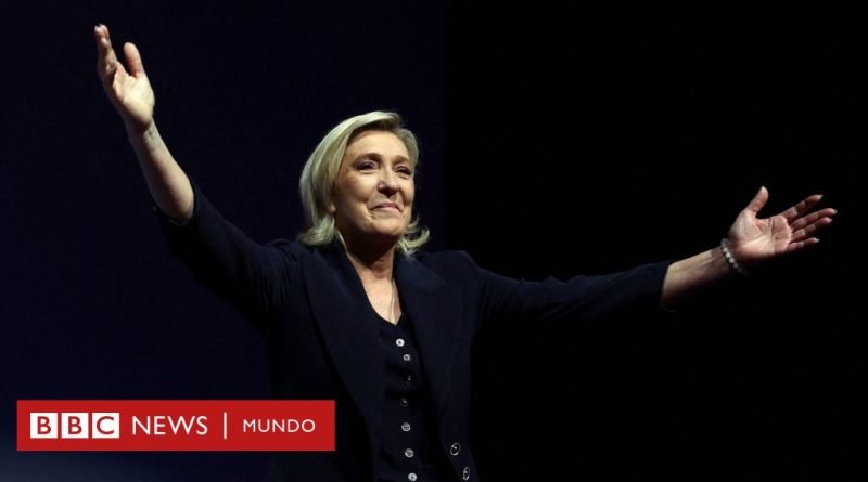 Francia: La extrema derecha de Marine Le Pen se convierte en la fuerza dominante tras la primera vuelta de las parlamentarias (y busca la mayoría absoluta) - BBC News Mundo