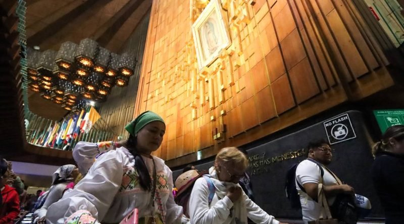 Peregrinas llegaron a la Basílica de Guadalupe