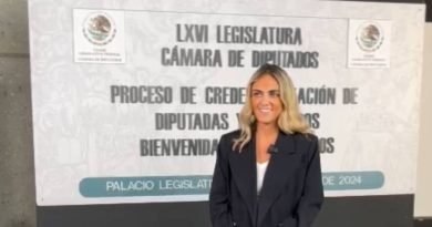 En San Lázaro, Tania Palacios se registra como diputada federal