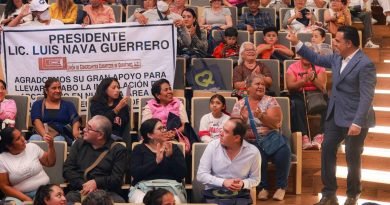 Luis Nava expone resultados en su sexto informe de gobierno