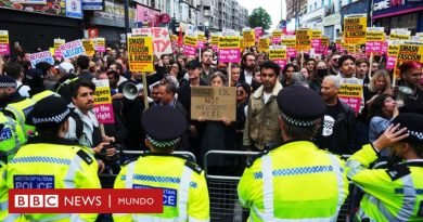 Reino Unido: la dura respuesta del gobierno británico y las contramarchas por los graves disturbios protagonizados por miembros de la extrema derecha - BBC News Mundo