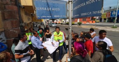 Vecinos de El Cerrito se oponen a obras en calle Corregidora Norte