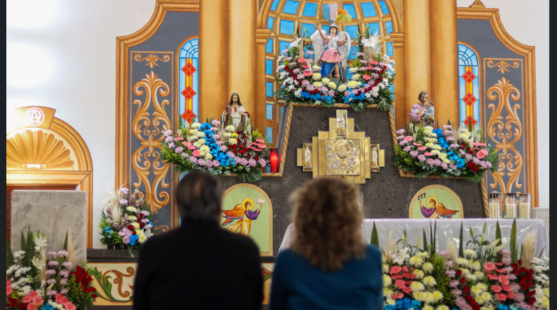 Celebran a San Miguel Arcángel sin pirotecnia