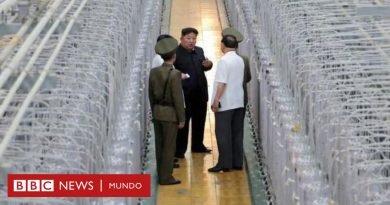 Corea del Norte difunde imágenes inéditas de una visita de Kim a una planta de enriquecimiento de uranio - BBC News Mundo