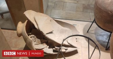 El niño que rompió una vasija de 3.500 años de antigüedad en un museo - BBC News Mundo