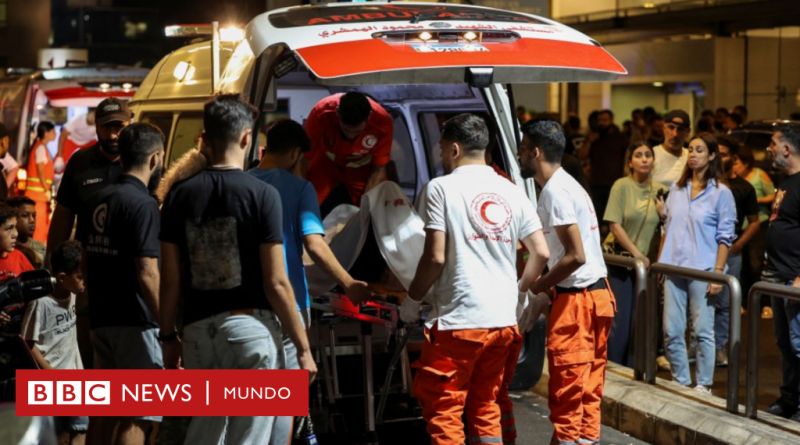 Hezbolá y Líbano culpan a Israel de las explosiones simultáneas de 