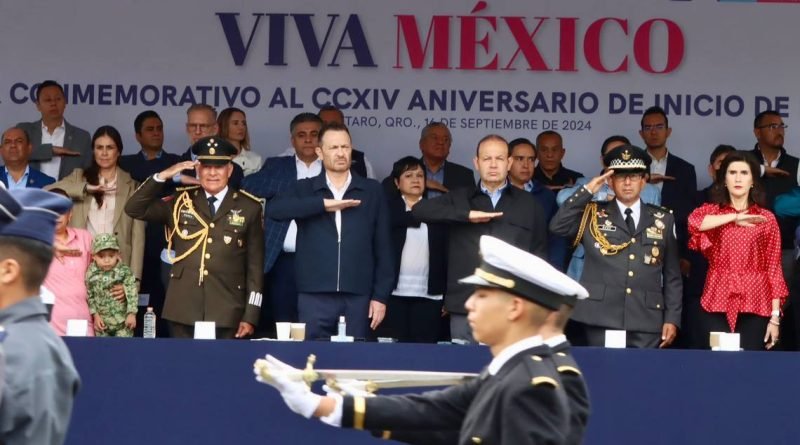 Lucen fuerza de seguridad en Desfile por Día de la Independencia