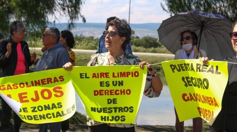 Vecinos de Puerta Real Residencial II en contra de la construcción de una gasolinera