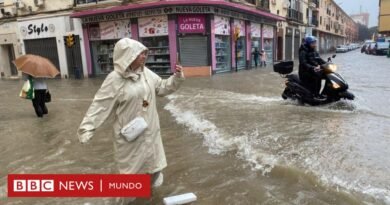 DANA: España de nuevo en alerta por el fenómeno que está causando inundaciones en la costa mediterránea del país - BBC News Mundo