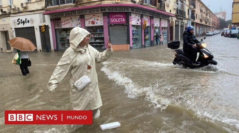 DANA: España de nuevo en alerta por el fenómeno que está causando inundaciones en la costa mediterránea del país - BBC News Mundo