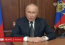 Rusia - Ucrania: Putin asegura que el ejército ruso lanzó un nuevo tipo de misil hipersónico en respuesta al uso de misiles de largo alcance occidentales - BBC News Mundo