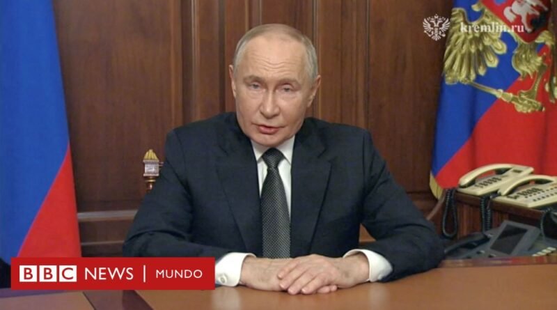 Rusia - Ucrania: Putin asegura que el ejército ruso lanzó un nuevo tipo de misil hipersónico en respuesta al uso de misiles de largo alcance occidentales - BBC News Mundo